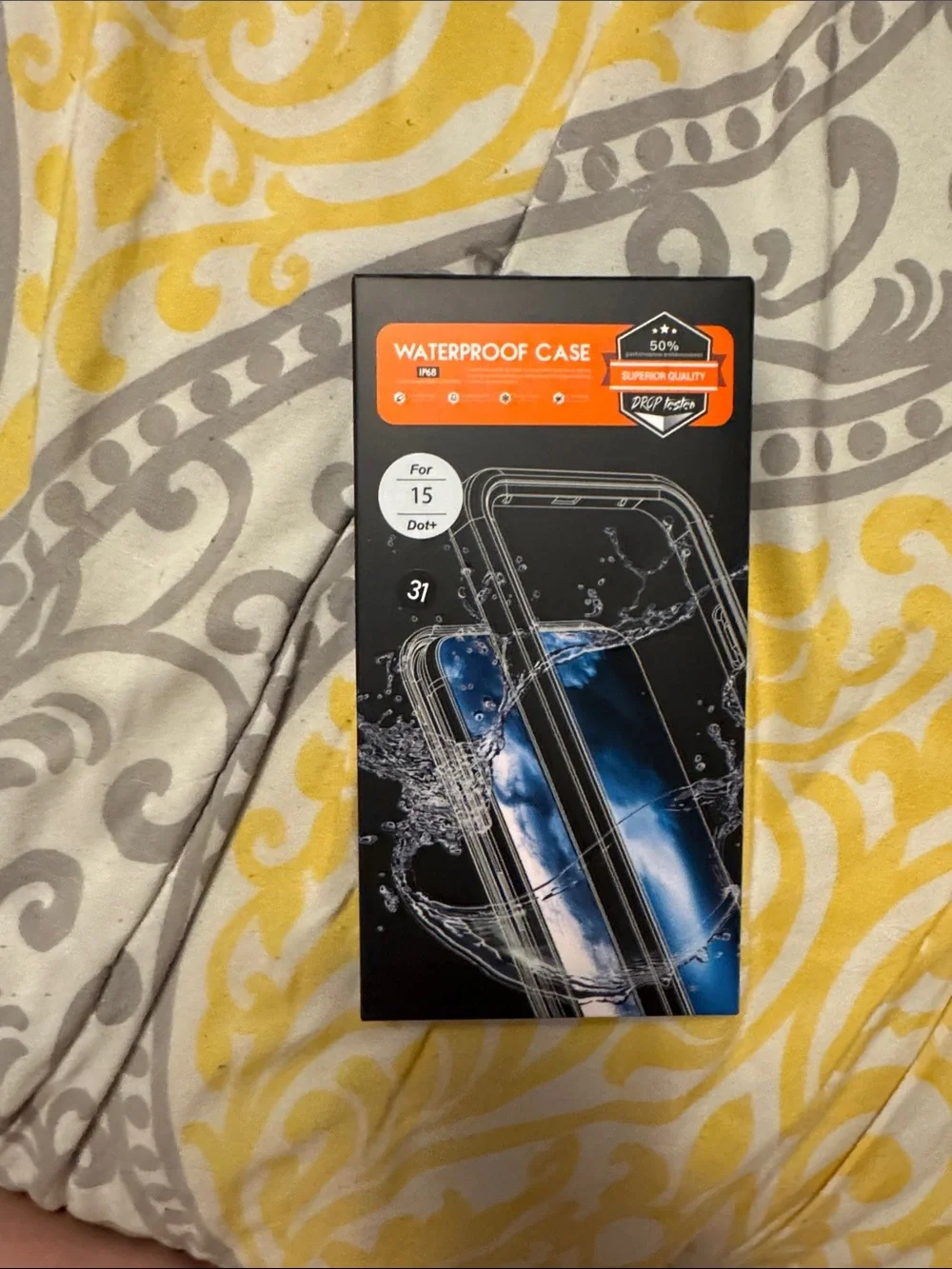 Waterproof Phone Case for iPhone 15 - Black